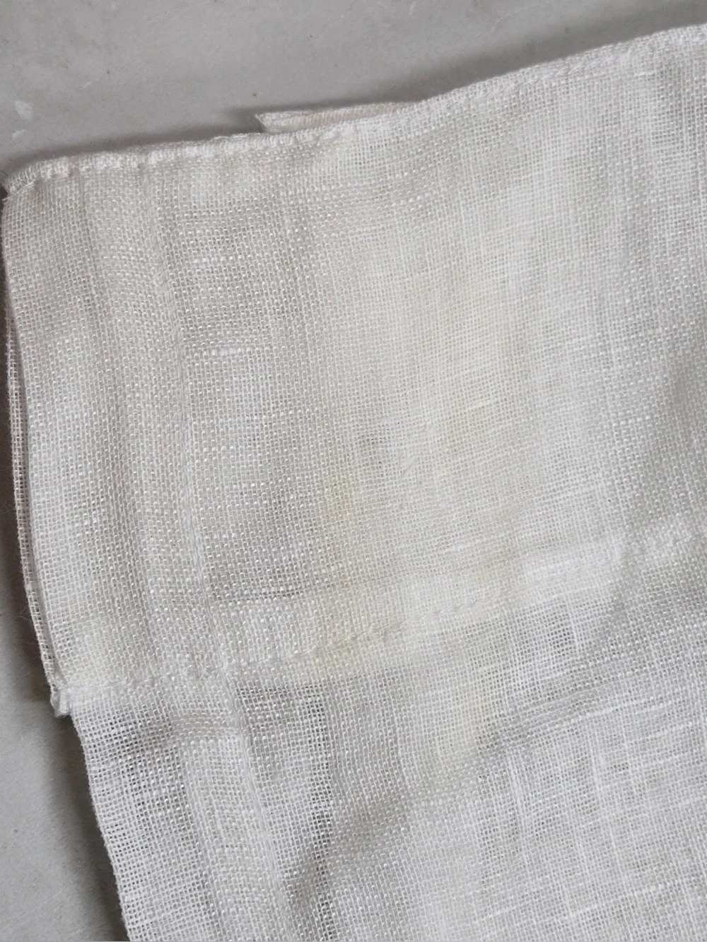 QUINCE Set Of 4 48x96 European Linen Sheer Curtains White 0308